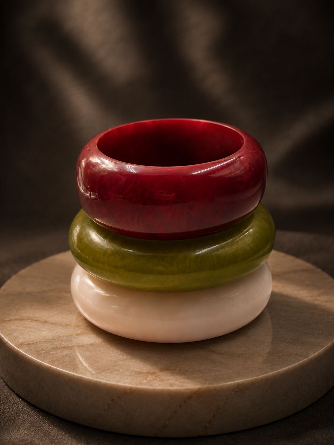 Earthly Resin Bangle