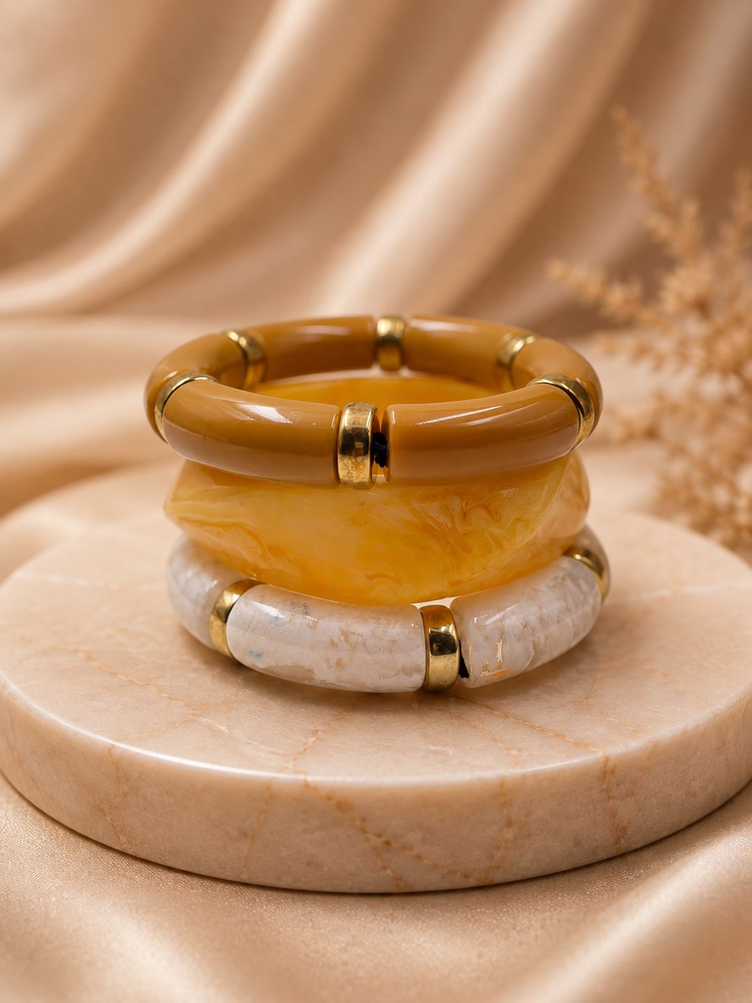 Acrylic Bracelet Set of 3