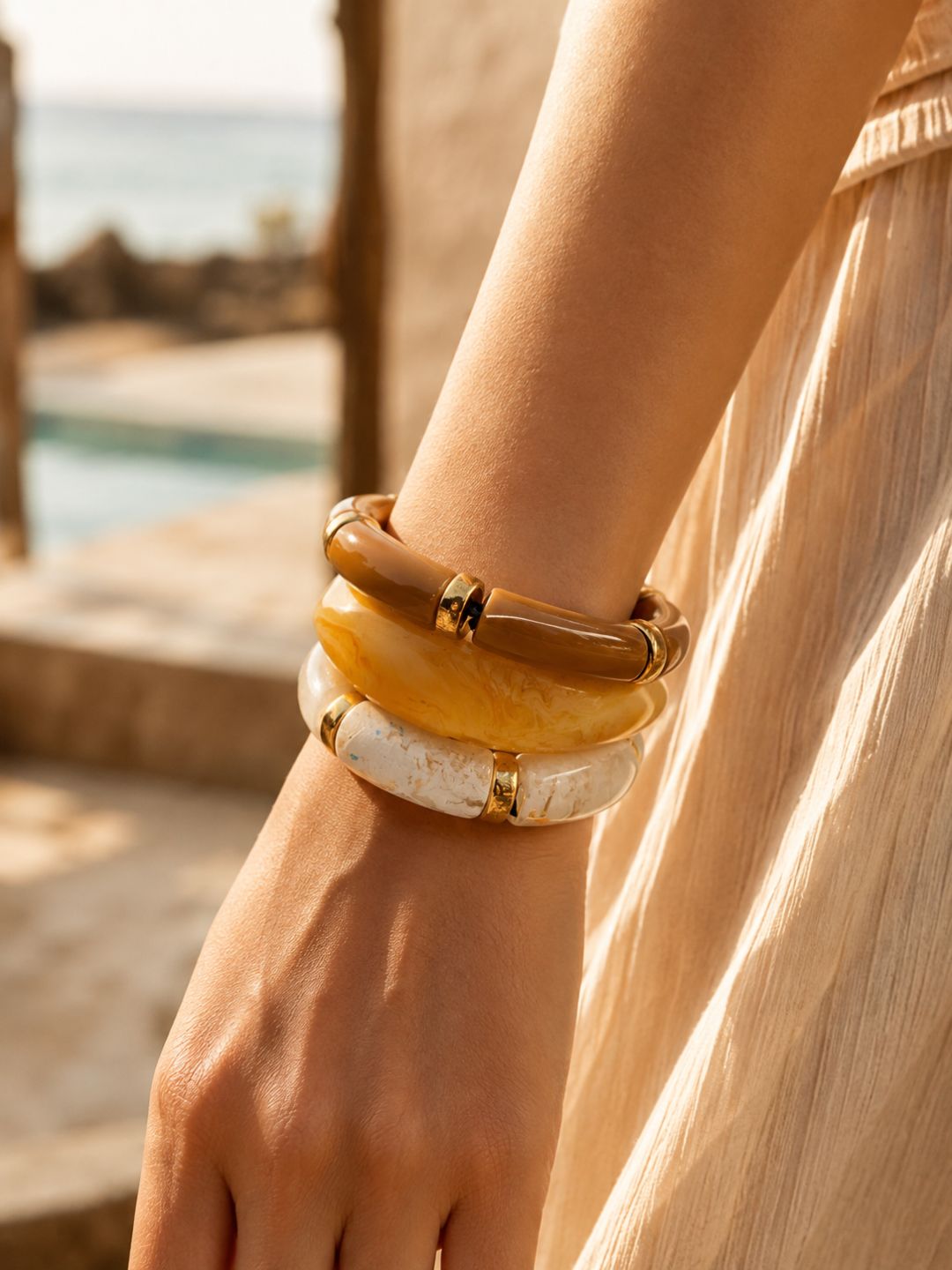 Acrylic Bracelet Set of 3