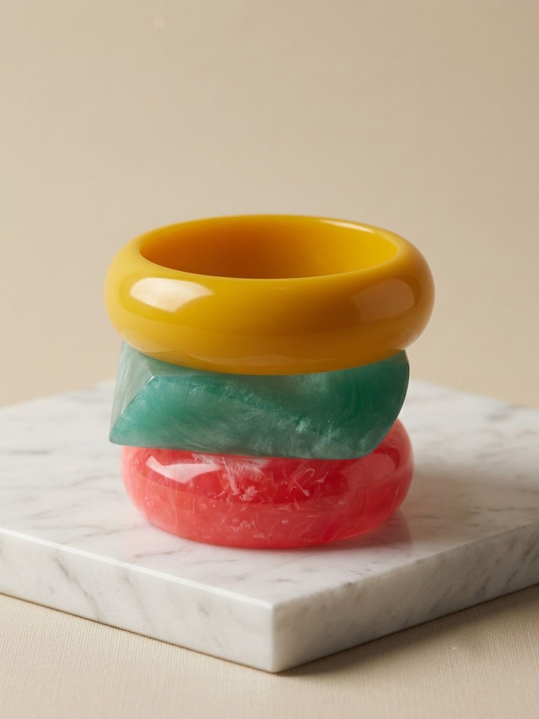 Poppy Rasin Bangle set of 3