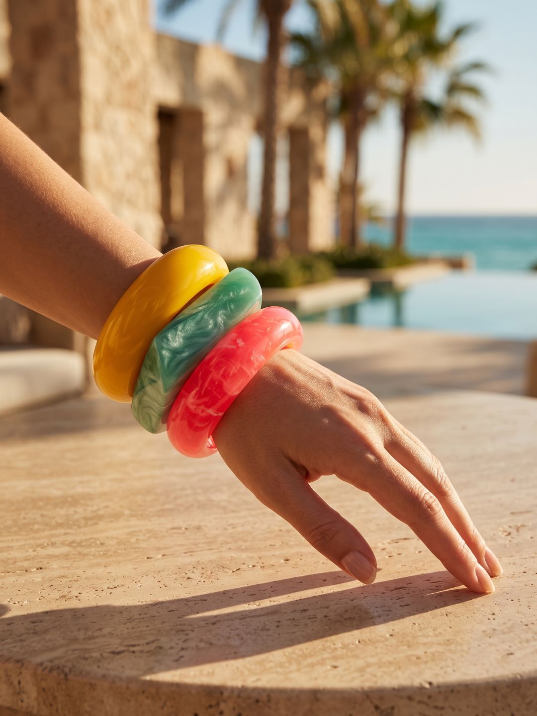 Poppy Rasin Bangle set of 3
