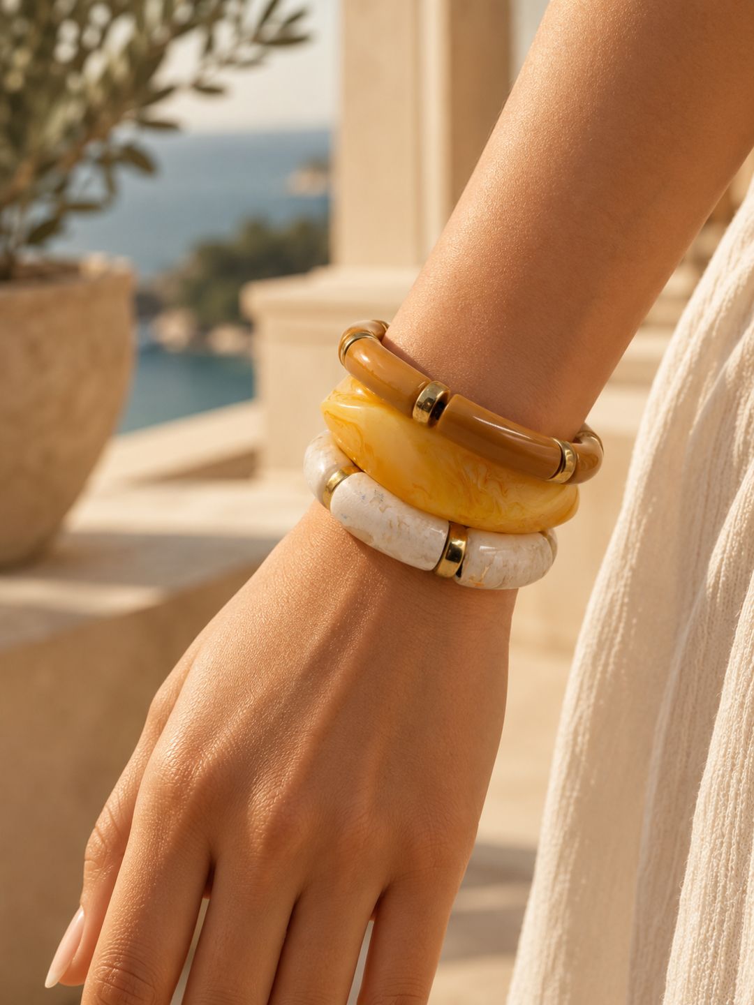 Acrylic Bracelet Set of 3