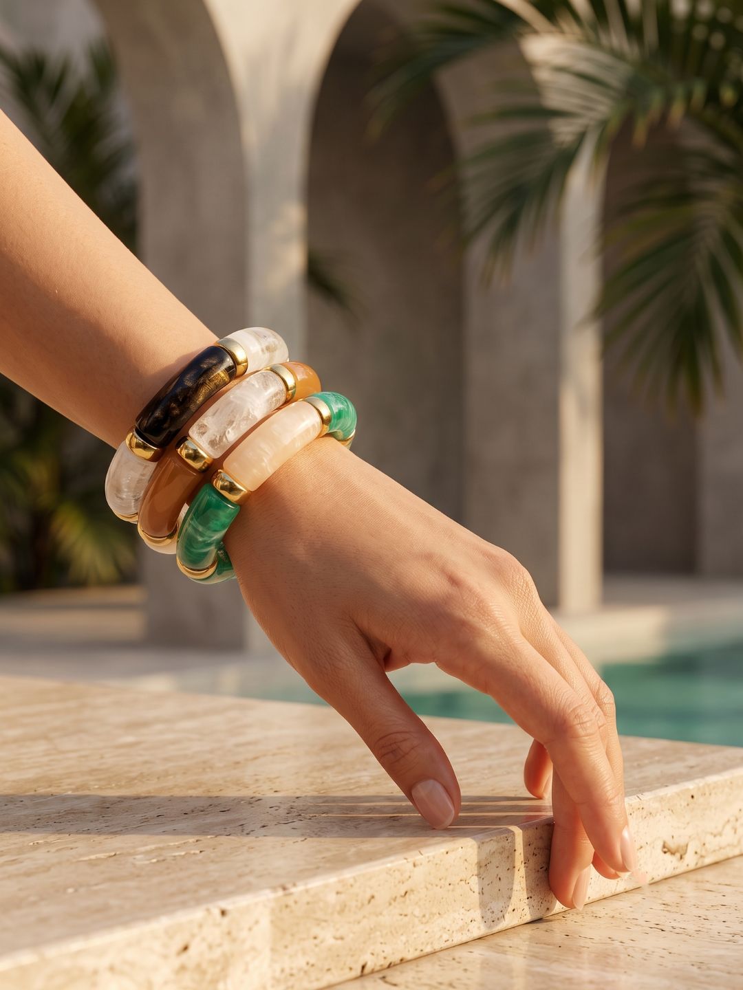 Acrylic Bracelet Set of 3