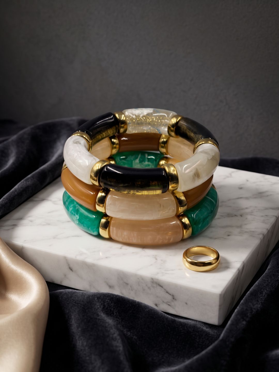 Acrylic Bracelet Set of 3