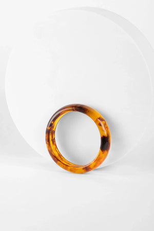 Classic Tortoiseshell Resin Bangle